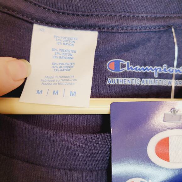 New Champion mens Villanova blue basketball short sleeved tshirt size Medium - Picture 3 of 5